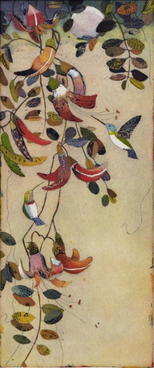 Naschende Kolibris