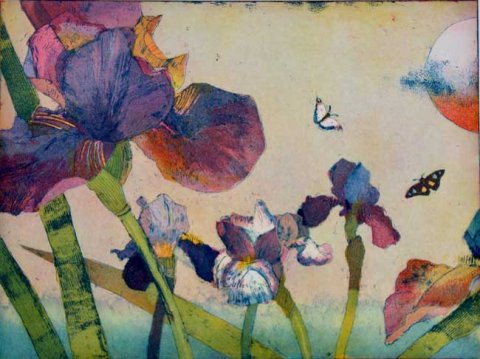 Blaue Iris
