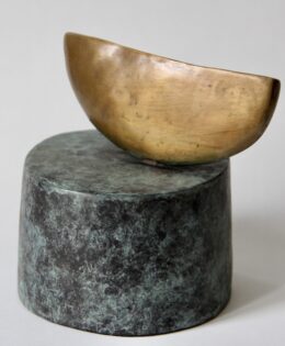 Schiff, 2025, Bronze patiniert