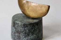 Schiff, 2025, Bronze patiniert