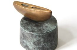 Schiff, 2025, Bronze patiniert