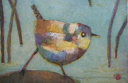 Kleiner Vogel unterwegs